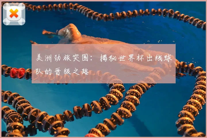 美洲劲旅突围：揭秘世界杯出线球队的晋级之路